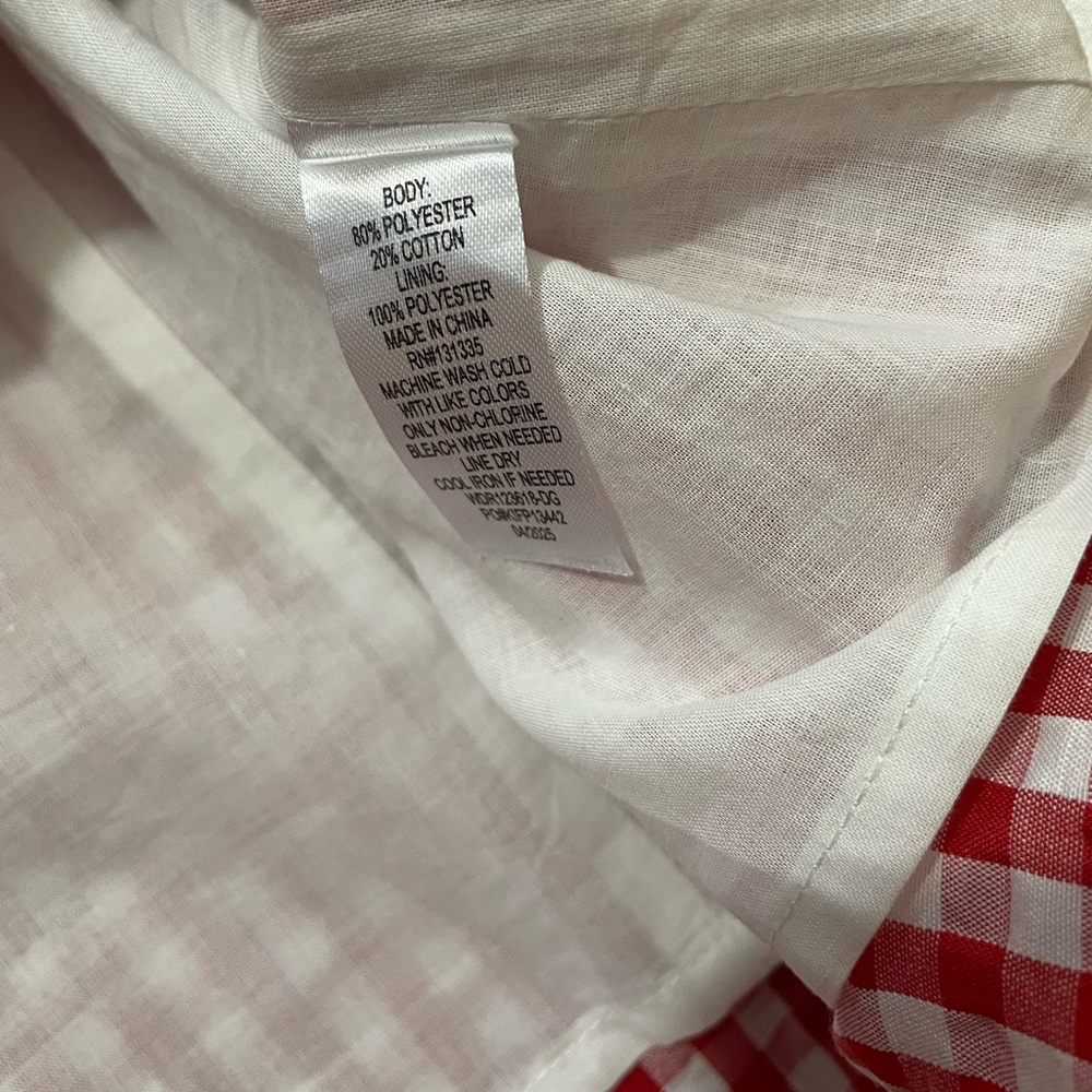 DRY GOODS Red & White Plaid Dress - Picture 8 of 12